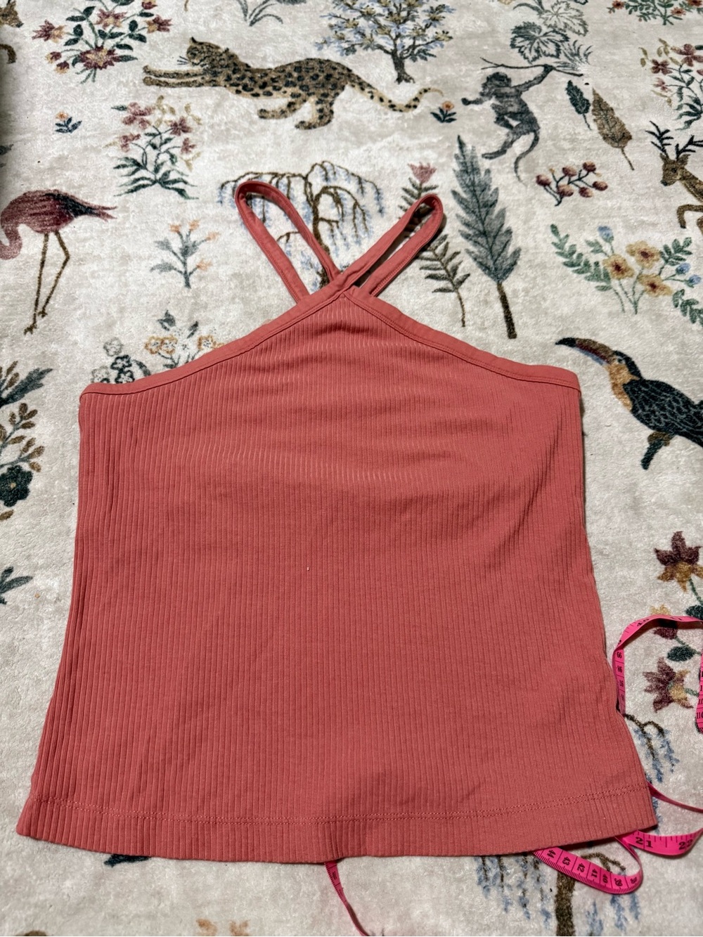 Old navy Ribbed Cross-Strap Tank Top - Dusty Rose XL